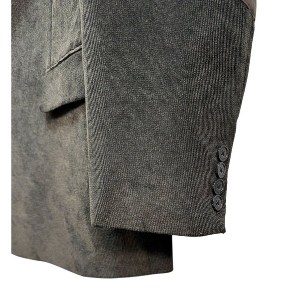 Chaps Mens Soft Corduroy Blazer Jacket 48R Brown Elbow Patches Preppy Scholar - Picture 9 of 12